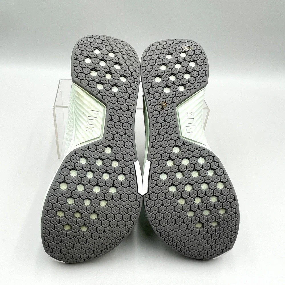Flux Footwear Adapt Runner Green Knit Zero Drop Barefoot Shoes Womens 7 Gym